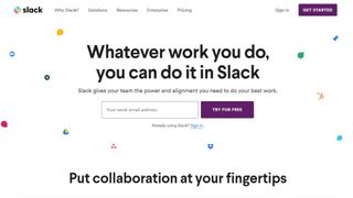 Slack rekisteröitymislinkki