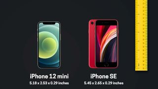 iPhone mini size