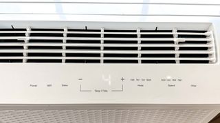 GE Profile Clearview Window air conditioner control panel