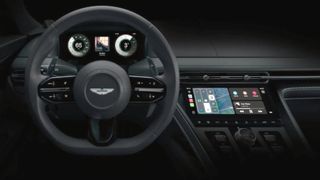 Aston Martin Apple CarPlay interface for 2024