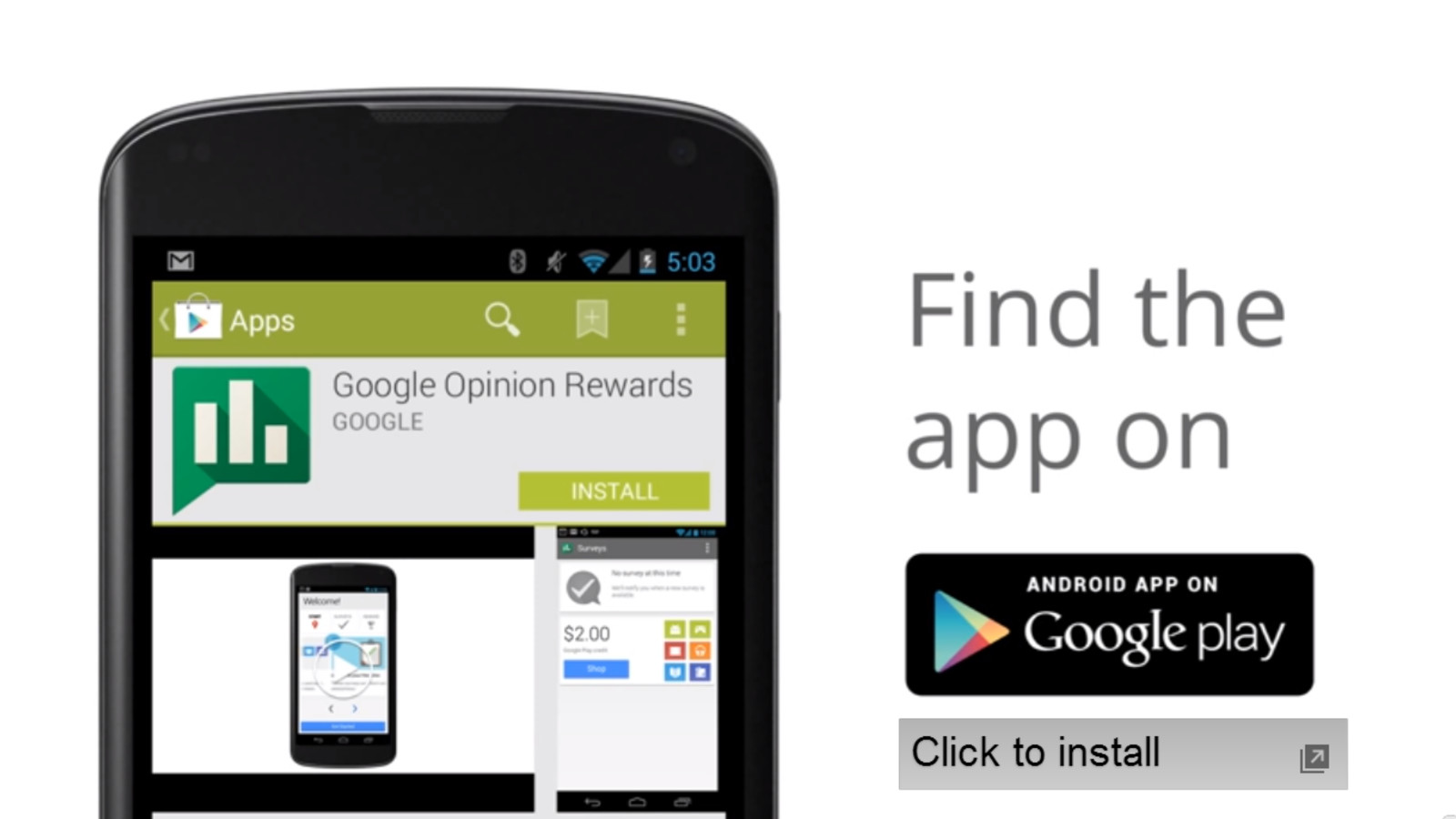 Google Opinion Rewards