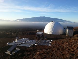 The HI-SEAS (Hawaii Space Exploration Analog and Simulation) habitat in Hawaii.