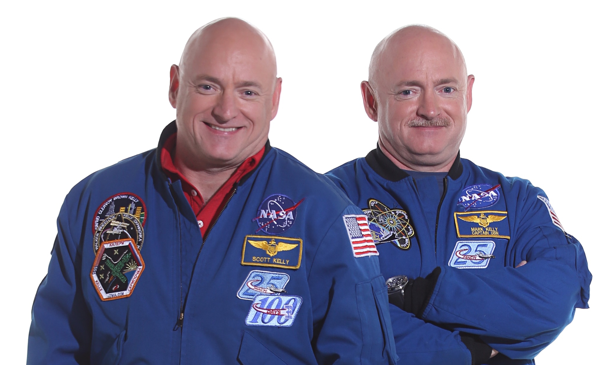 Scott and Mark Kelly