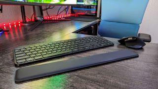 Image of the Logitech MX Keys S wireless keyboard.