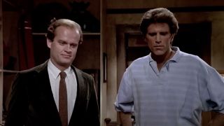 Frasier Crane and Sam Malone in Cheers