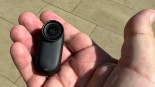 Insta360 Go 3S in Adam Juniper's hand