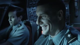 Pilots in the cockpit in Flight 666