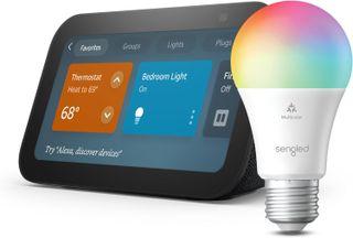 Echo Show 5 (3rd Gen) with Sengled smart bulb