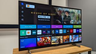 42-inch LG C4 homescreen