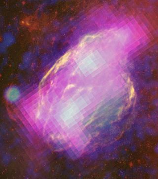 W44 Supernova Remnant in Parent Star
