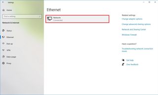 Windows 10 network connections