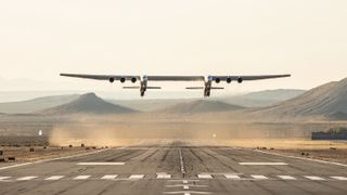 Stratolaunch has a successful first flight on April 13, 2019.