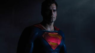 Henry Cavill as Superman speaking to Black Adam