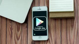 google play store on an Android mobile phone