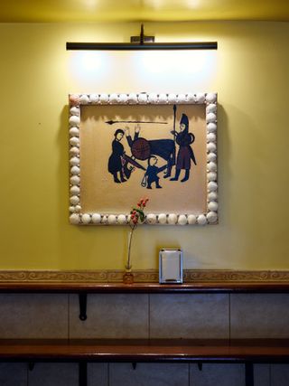 Interior of Tollington’s, bar area