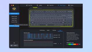 A screenshot of the MelGeek Hive companion software for the MelGeek CYBER01 keyboard