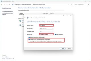 Wireless network configuration