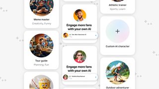 Examples of AI chatbots made using Meta's AI Studio tool