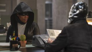 Regina King as Angela Abar in Watchmen