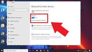 How to connect a laptop to a Bluetooth speaker — turn on Bluetooth
