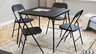 Folding chairs and table