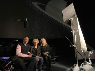 Derrick Pitts, astronomer at the Franklin Institute in Philadelphia; Leslie Kean; series director, Ricki Stern.