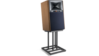 JBL 4329P Studio Monitor on stands