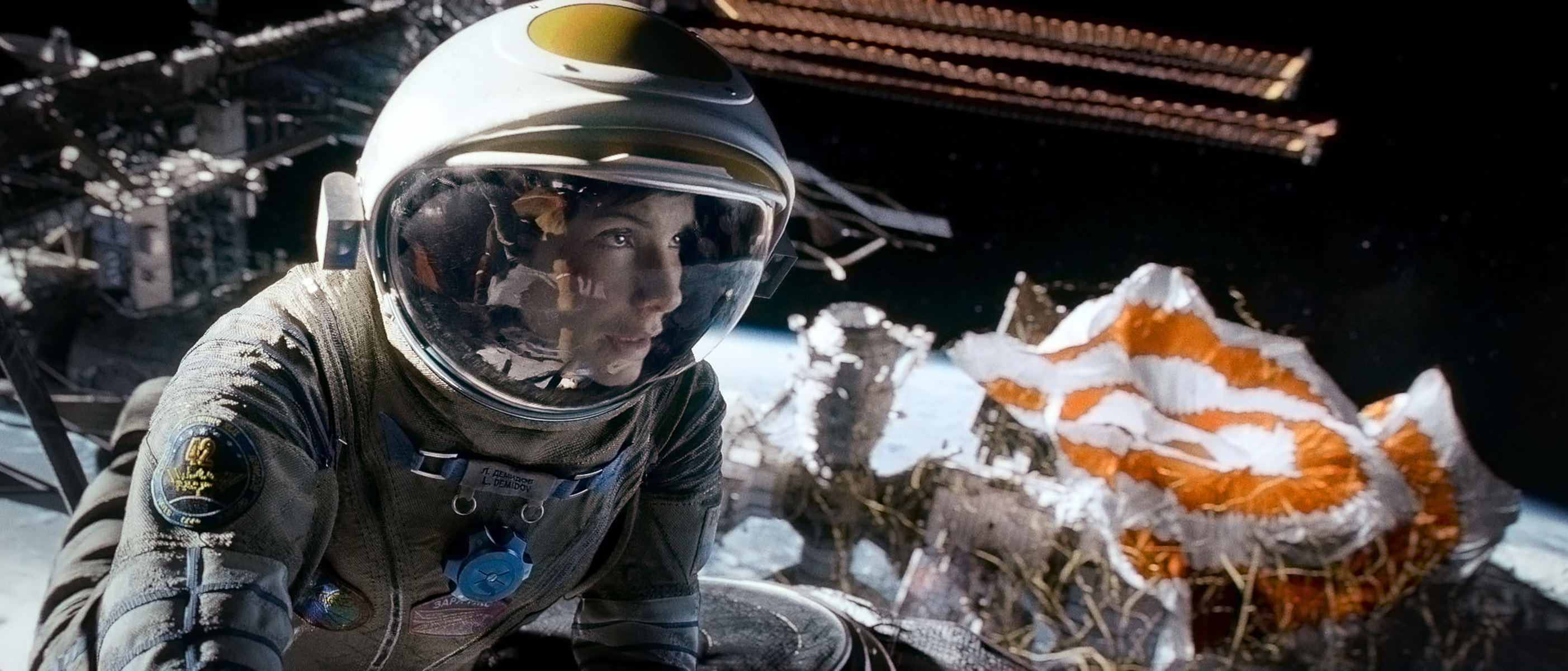 A Scene From Science-Fiction Thriller &#039;Gravity&#039;