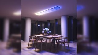 Nanoleaf Skylight over kitchen table.