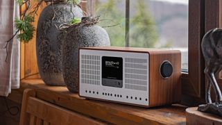DAB radio: Revo SuperConnect Stereo on a windowsill