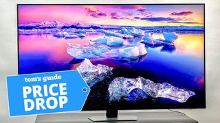 Samsung QN90C QLED TV showing content