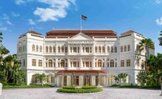 Exterior view of Raffles Hotel