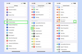 A screenshot showing how to use the iPhone Calculator hidden features