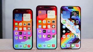 All iPhone 15 models shown together.