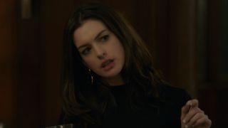 Anne Hathaway giving a sassy look in Ocean's 8.