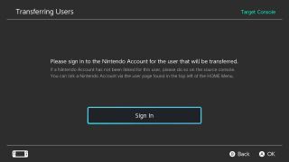 How to transfer Switch data to new console