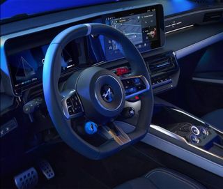 The dashboard of the Alpine A290