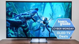 Samsung S90C OLED TV showing Avatar: Way of the Water