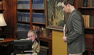 stephen hawking sheldon the big bang theory cbs