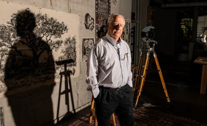 Portrait of artist William Kentridge as part of one of the top 10 art interviews of 2022