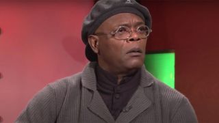 Samuel L Jackson appearing on What Up With That on SNL.