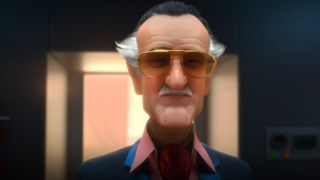 animated Stan Lee looking serious in Big Hero 6
