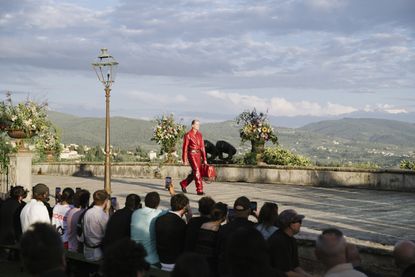 Marine Serre runway show at Pitti Uomo 106