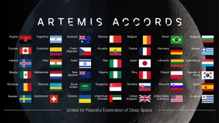Artemis accords countries listing all 42 countries that have signed the artemis accords alongside the flags of each country.