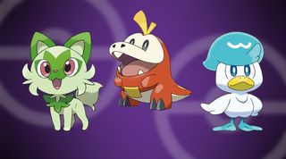 Pokemon Scarlet Violet Starters