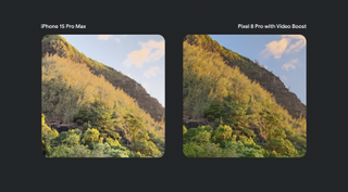 Video Boost on Pixel 8 Pro comparison