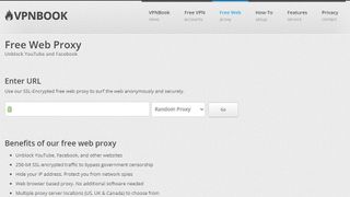 Website screenshot for VPNBook