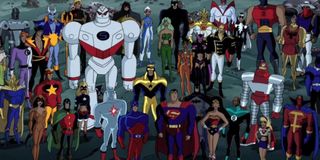 The cast of Justice League Unlimited