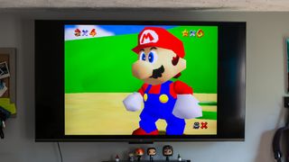 Playing Super Mario 64 on the Onn Google TV 4K Pro