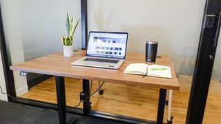 Uplift V2 standing desk in office